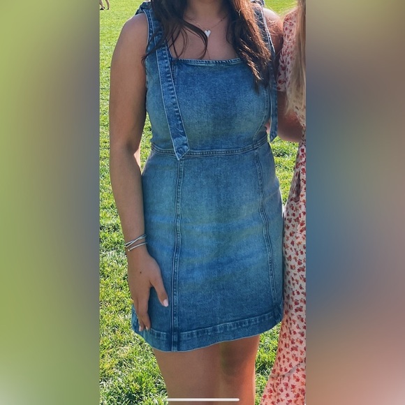 Alice and Olivia Denim Blue Women's Mini Dress size 8 - Picture 2 of 5